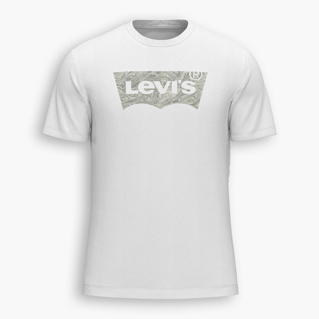Levi s Graphic Crewneck Erkek Beyaz Ti ort A2823 0171 Sporthink