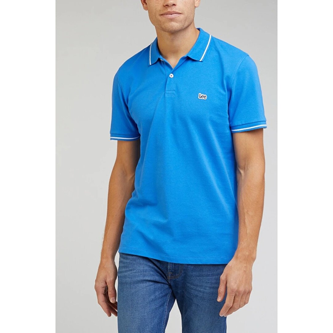 Lee Erkek Mavi Polo Tişört - 1