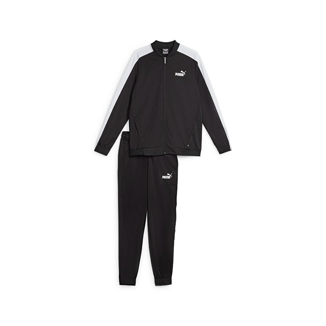 Puma Baseball Tricot Erkek Siyah Eşofman Takımı -1