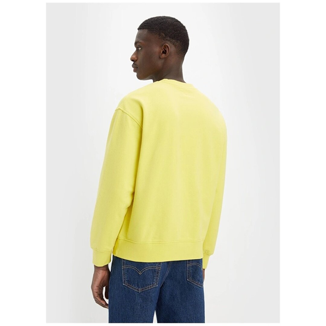 Levi s Crew Lcl Erkek Ye il Bisiklet Yaka Sweatshirt A7750 0001 Sporthink