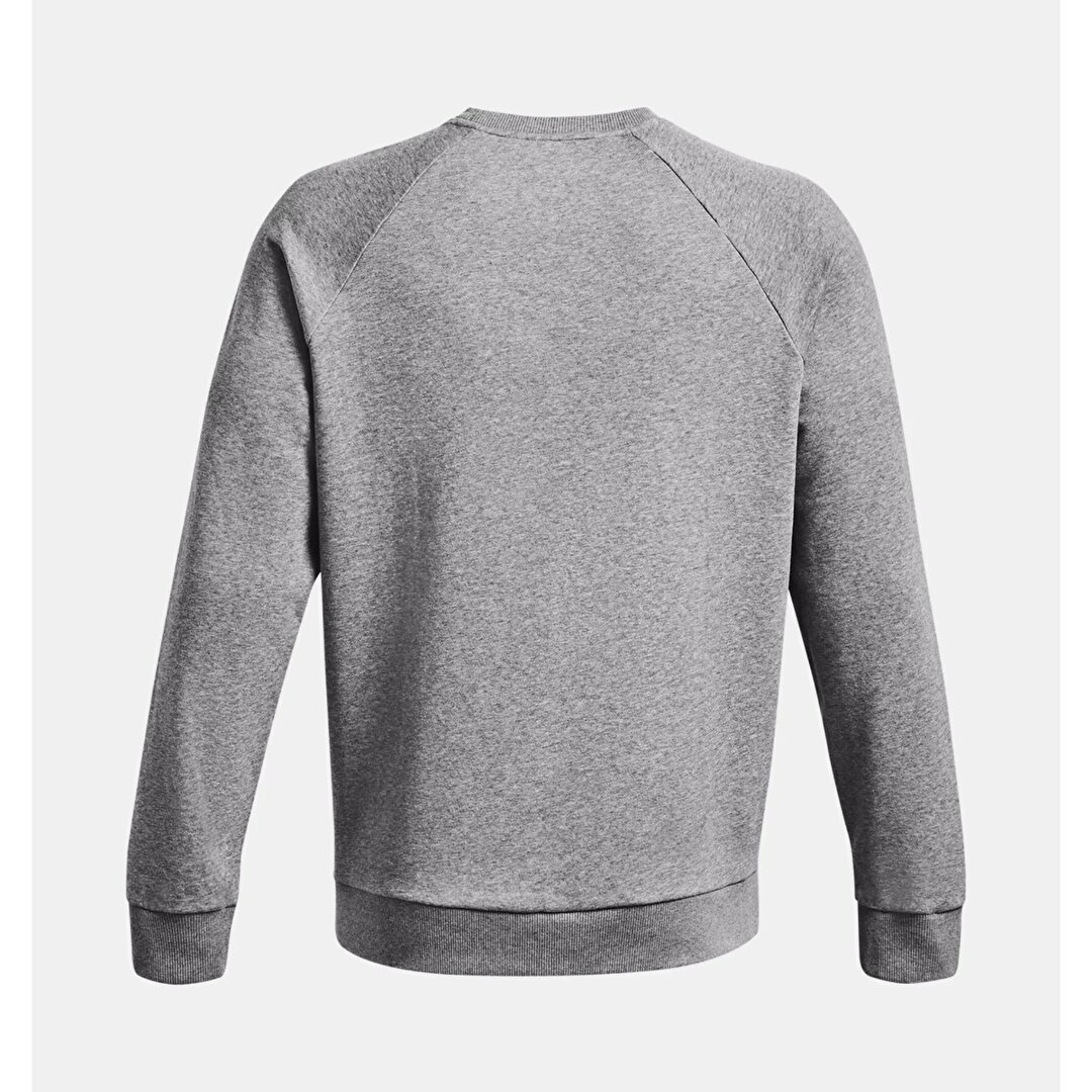 Under Armour Rival Fleece Erkek Gri Bisiklet Yaka Sweatshirt