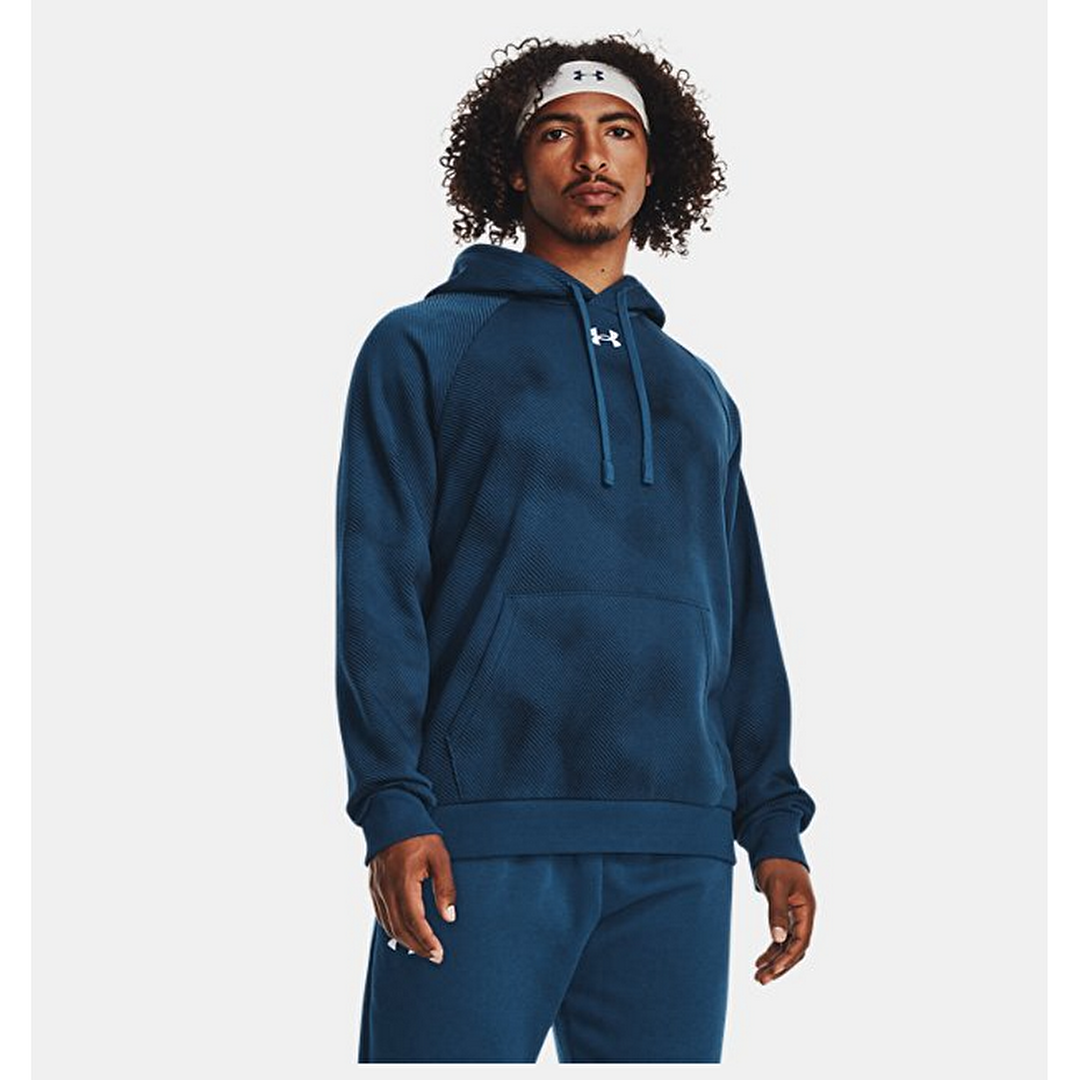Navy blue under armour sweatshirt best sale