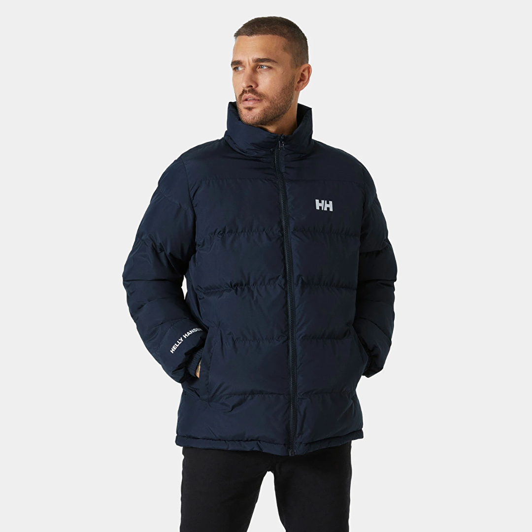 Helly Hansen Yu 23 Reversible Puffer Erkek Lacivert Dik Yaka Mont