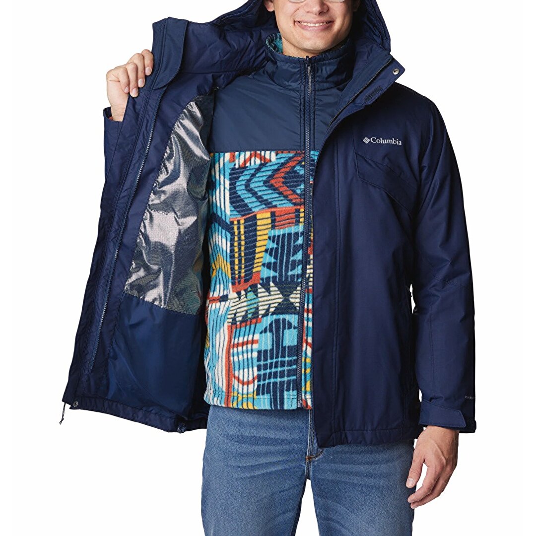 Columbia Bugaboo II Fleece Interchange Erkek Lacivert Kapu onlu Mont WM1273 467 Sporthink