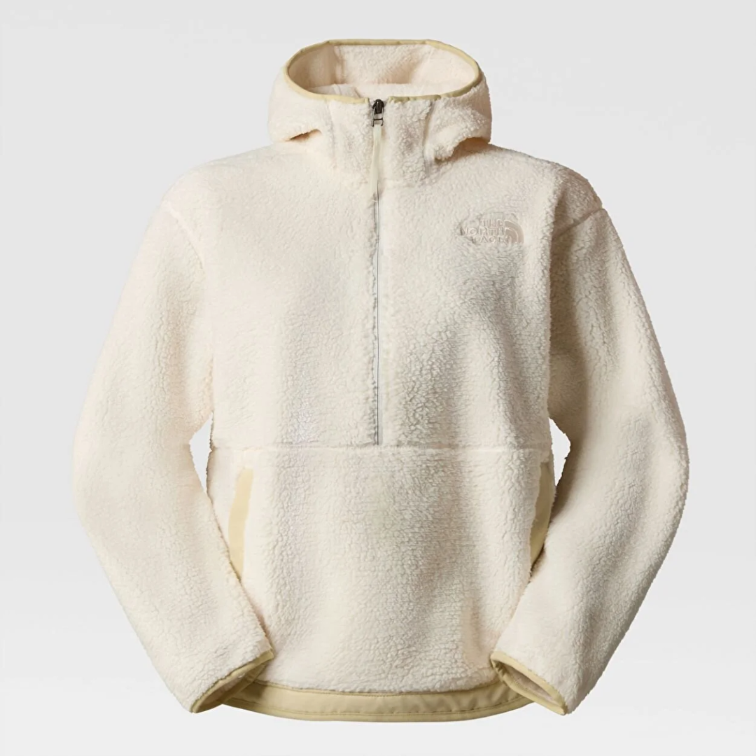 The North Face Campshire Fleece Hoodie Kad n Ekru Kapu onlu Sweatshirt