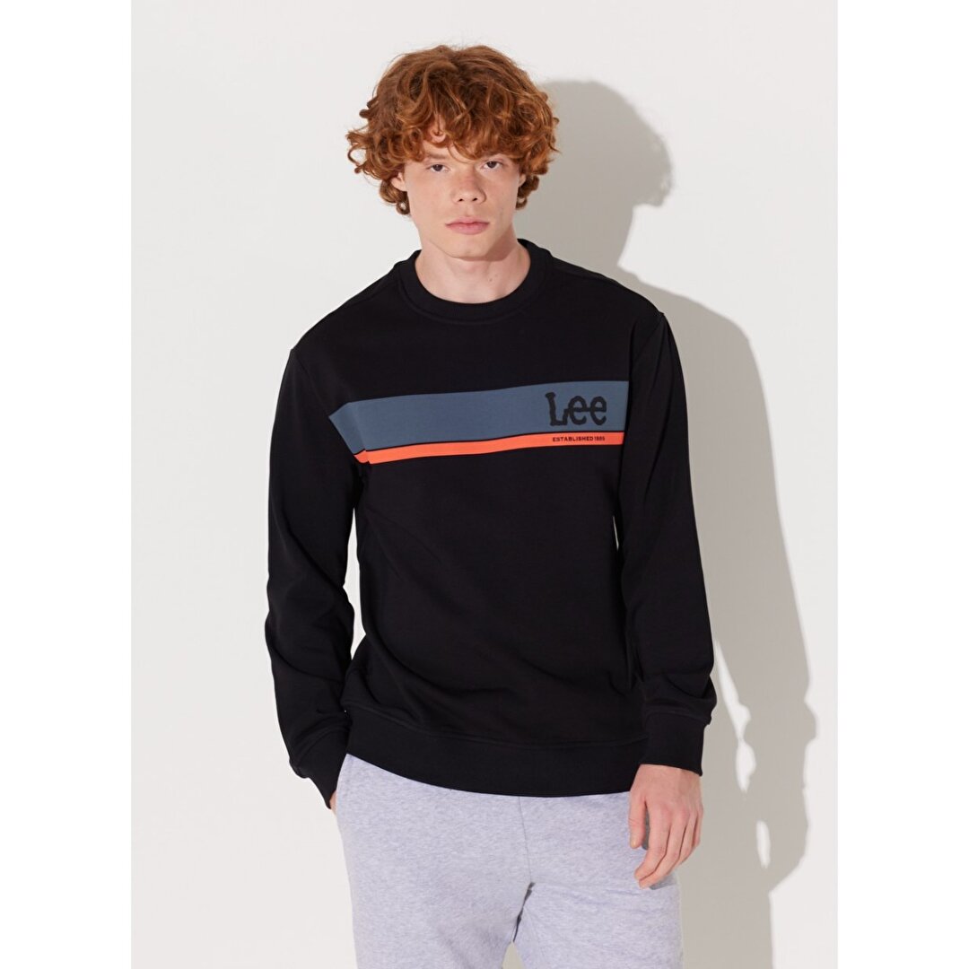 Lee Erkek Siyah Sweatshirt L232501001 Sporthink