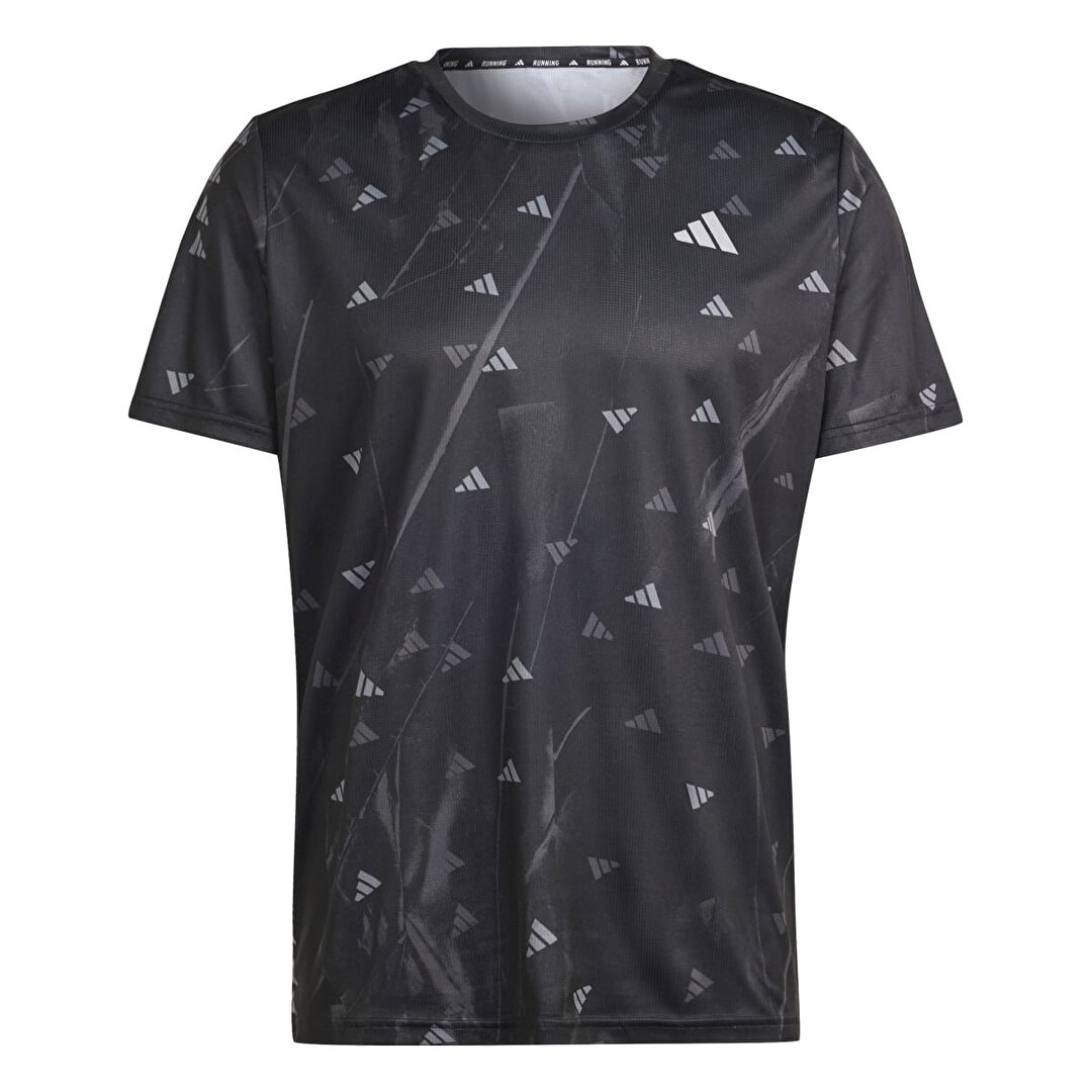adidas Run It Brand Love Erkek Siyah Yuvarlak Yaka Ti ort IL7229 Sporthink