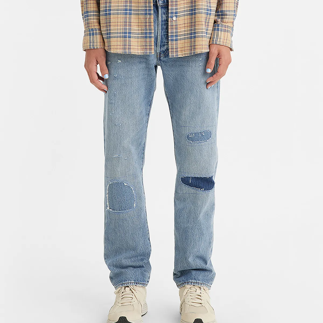 Levi's 501 Erkek Mavi Jean - 1