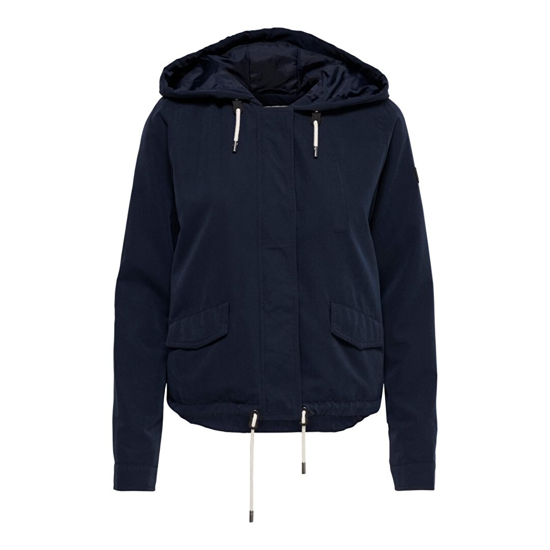 人気ショップ Kadın Spring Hood Skylar Only Lacivert Ceket Kapüşonlu ジャケット・アウター