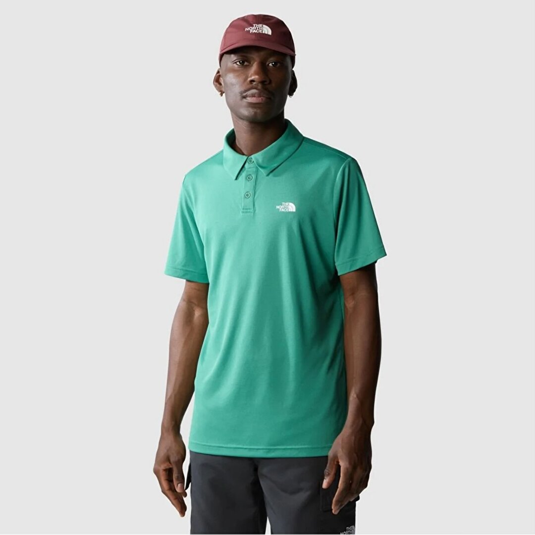 The North Face Tanken Erkek Ye il Klasik Yaka Polo Ti ort