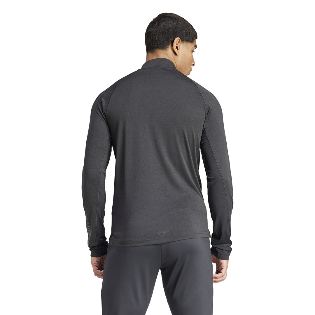 adidas Gym + Bl 1/4 Zip Erkek Siyah Dik Yaka Sweatshirt