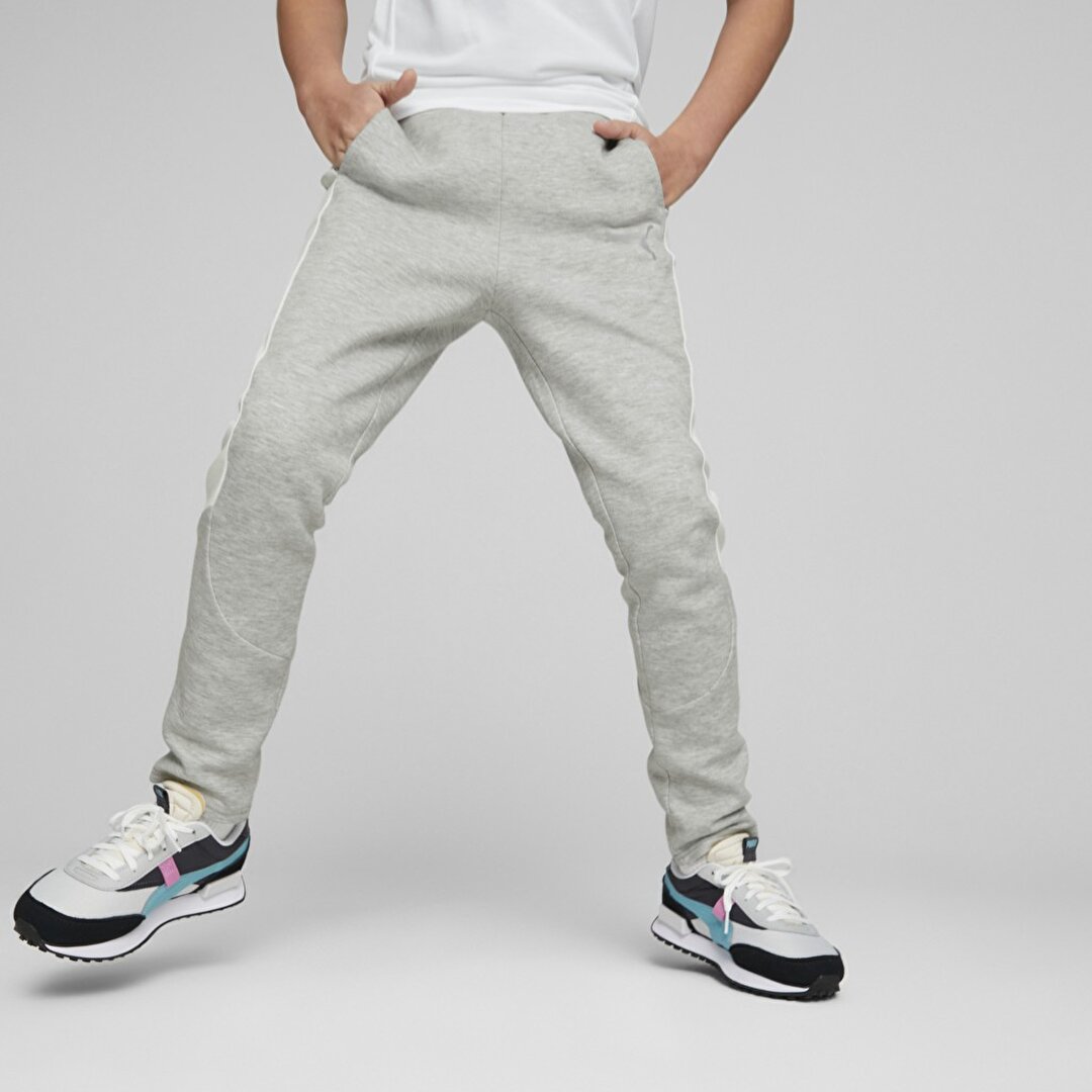 Puma Evostripe Çocuk Gri Eşofman Altı -1