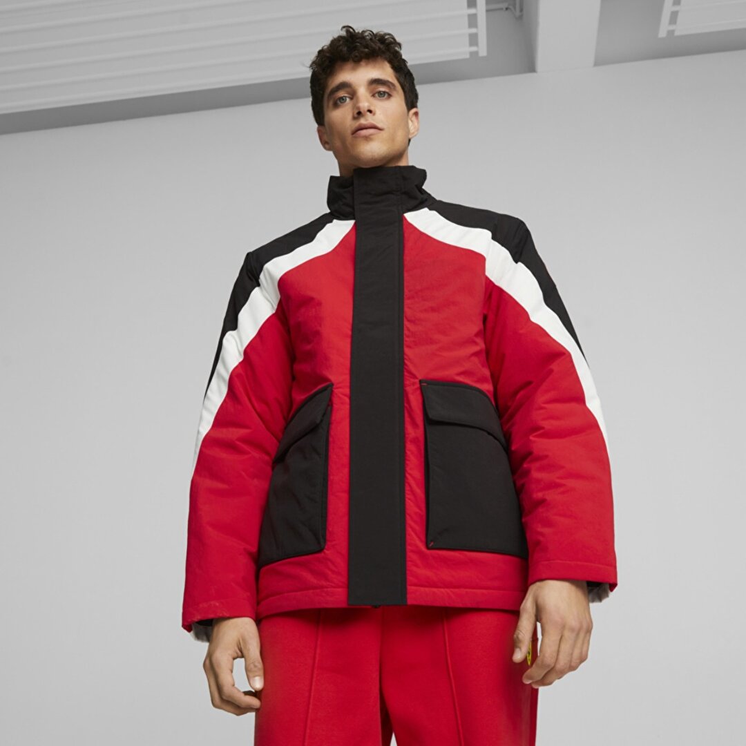 Puma Ferrari Race Statement Erkek Dik Yaka Ceket