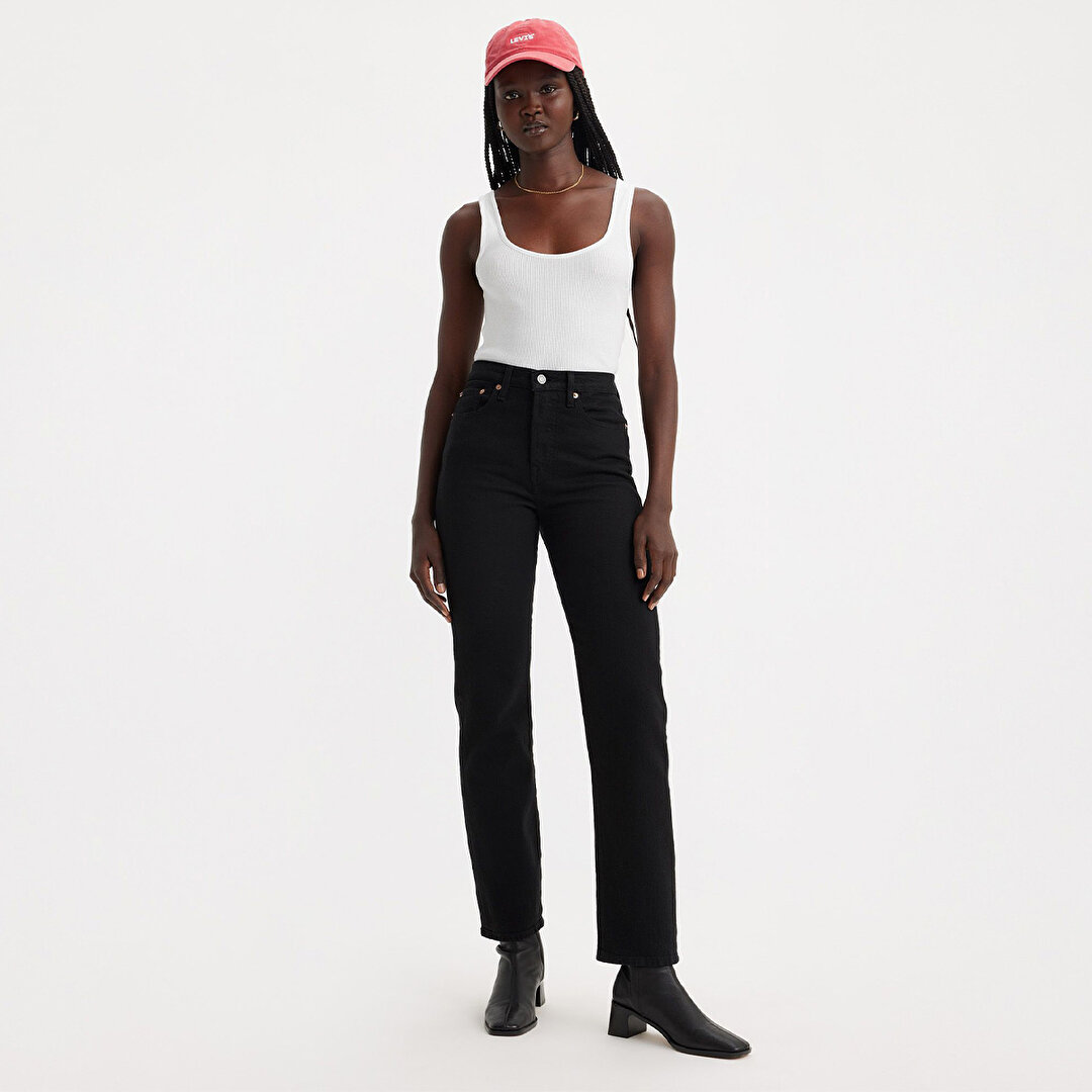 Levi s Wedgie Straight Kad n Siyah Jean 34964 0023 Sporthink