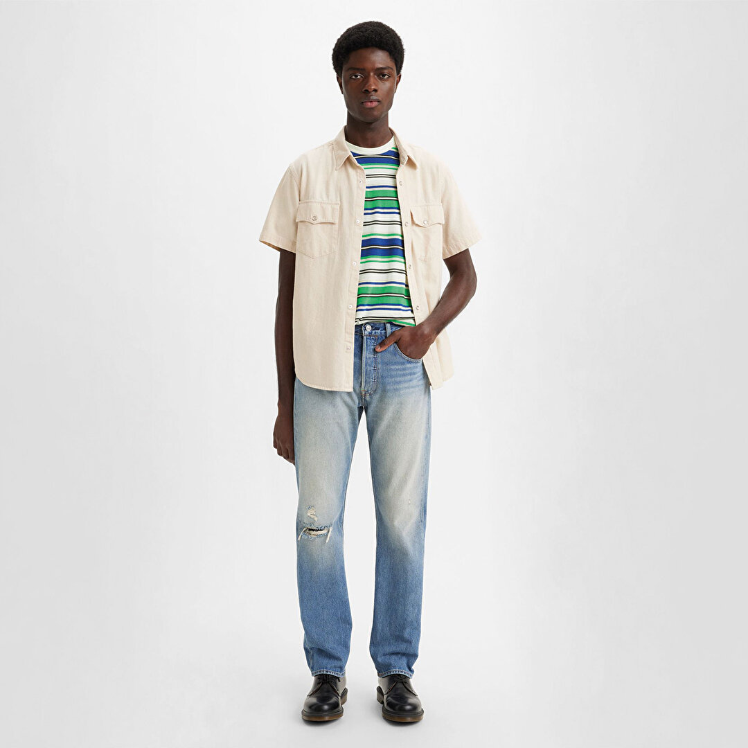 Levi's 501 93 Straight Erkek Mavi Jean - 1