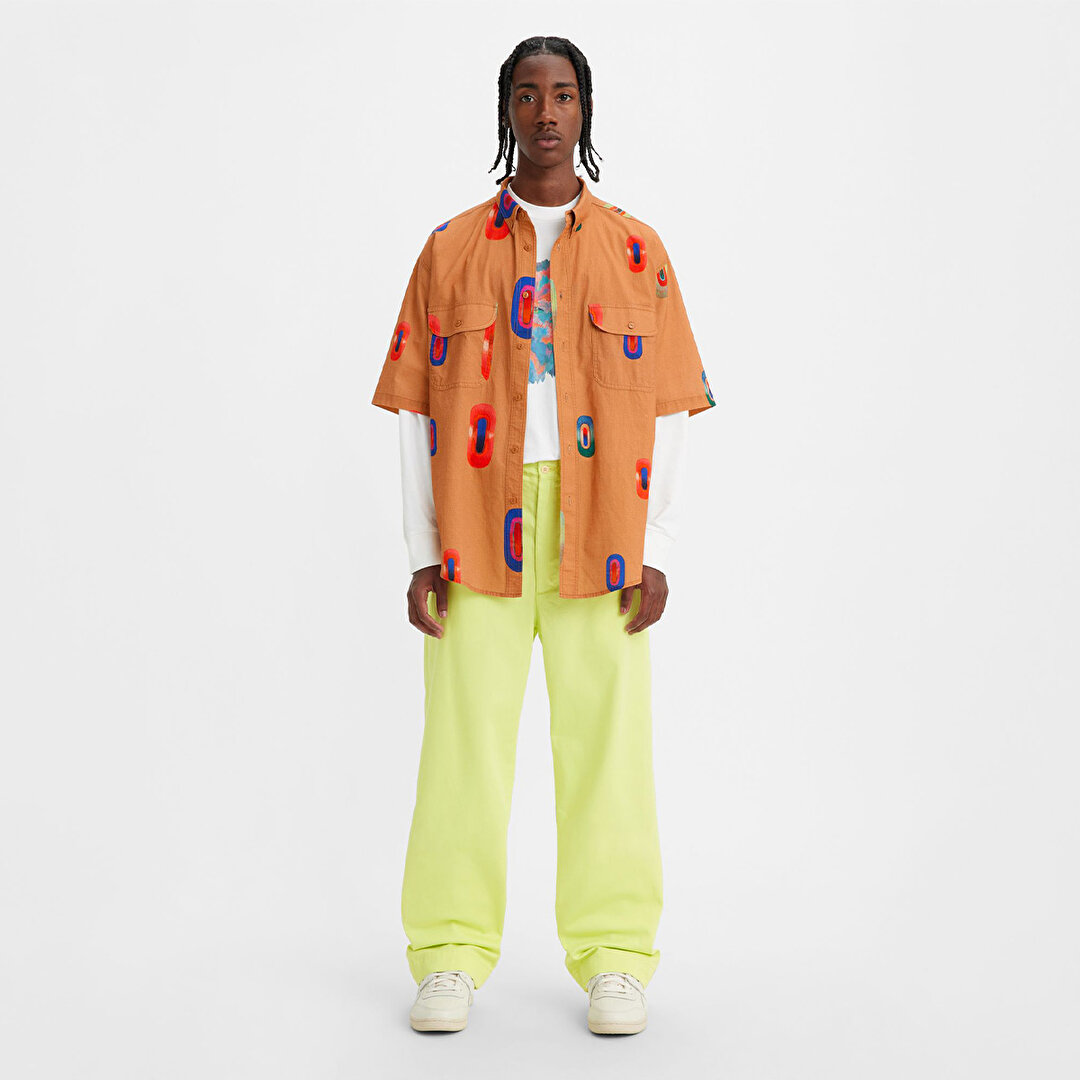 Levi's Skate Loose Fit Erkek Sarı Pantolon -1