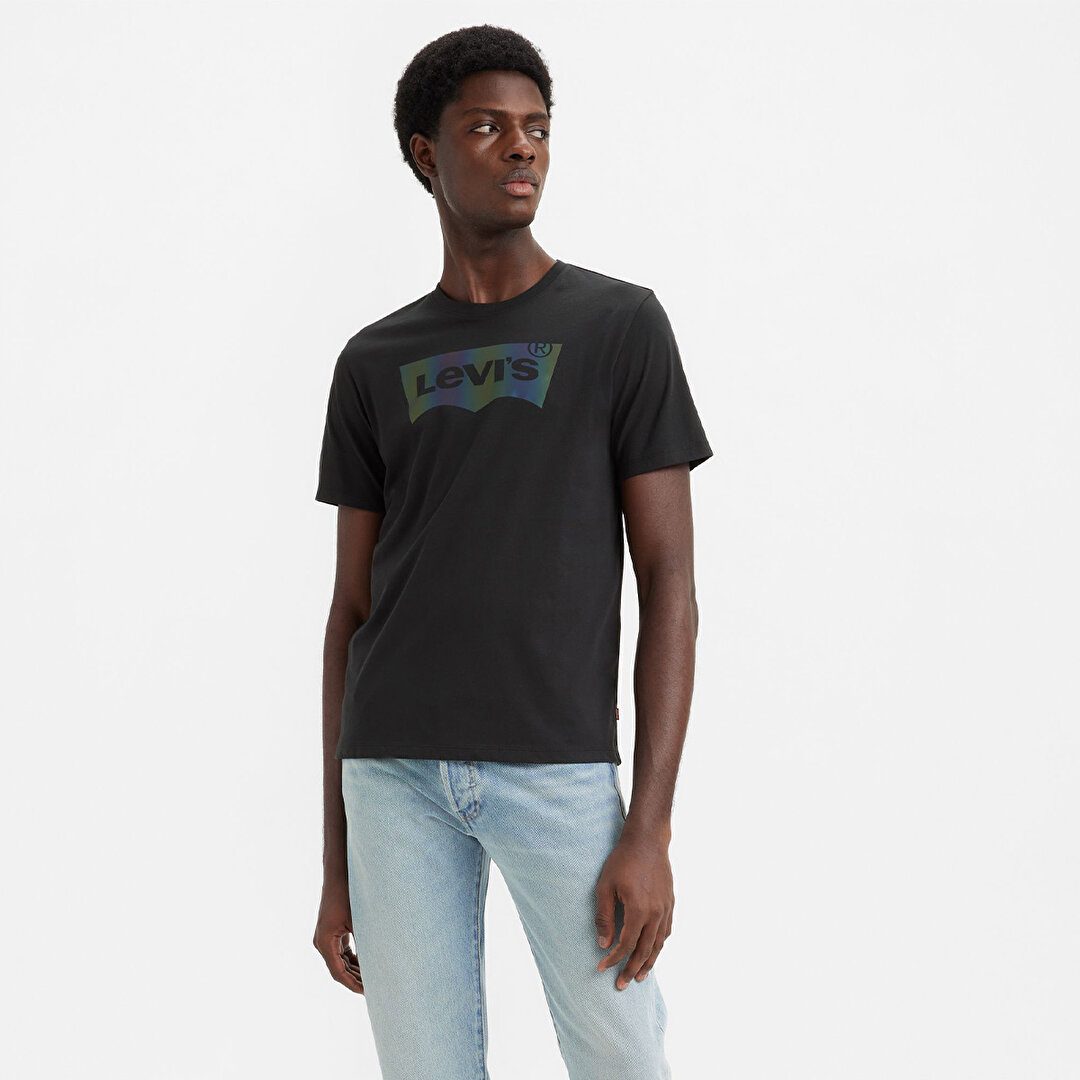 Levi s Graphic Crewneck Erkek Siyah Yuvarlak Yaka Ti ort A2823 0212 Sporthink