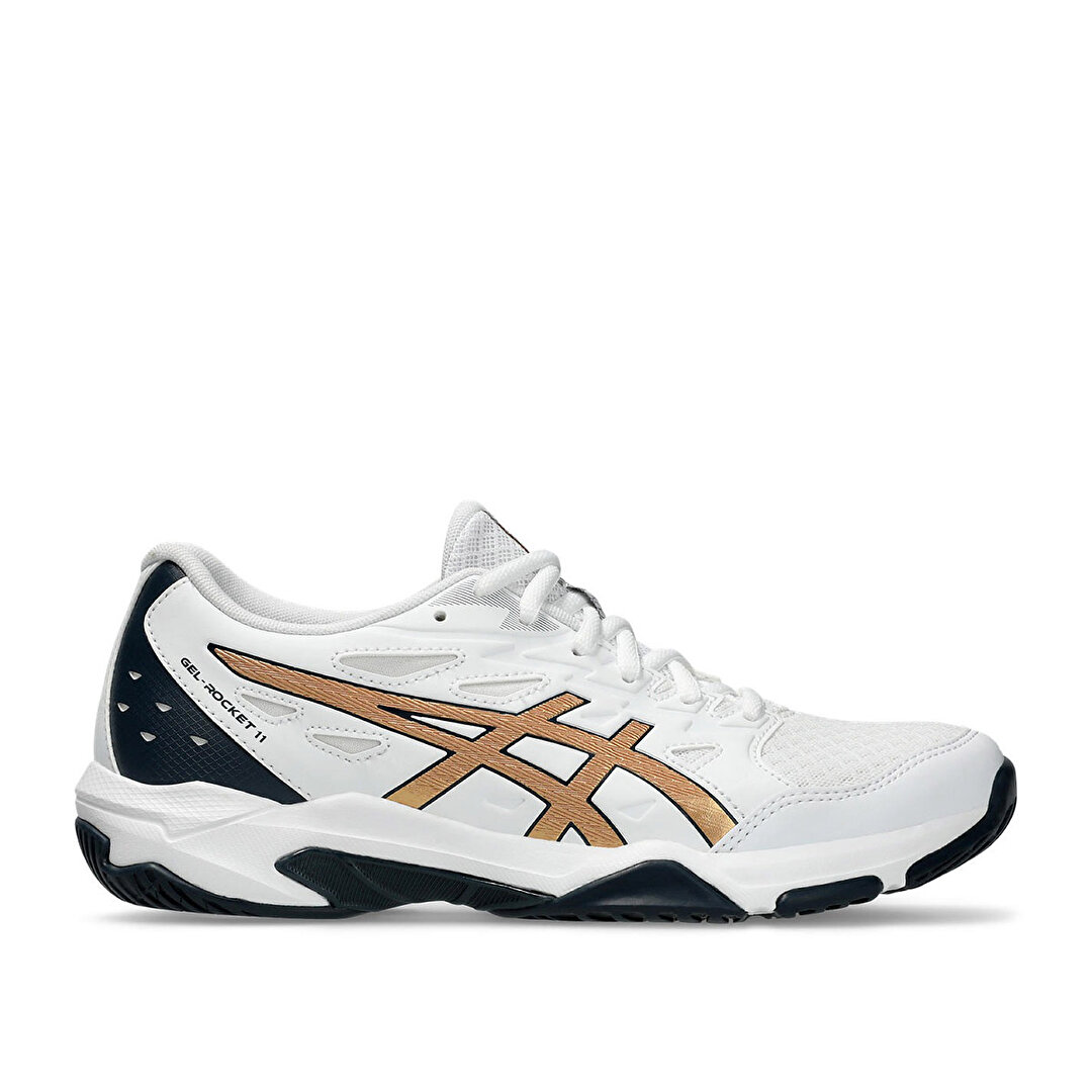 Asics Gel-Rocket 11 Kadın Beyaz Voleybol Ayakkabısı - 1
