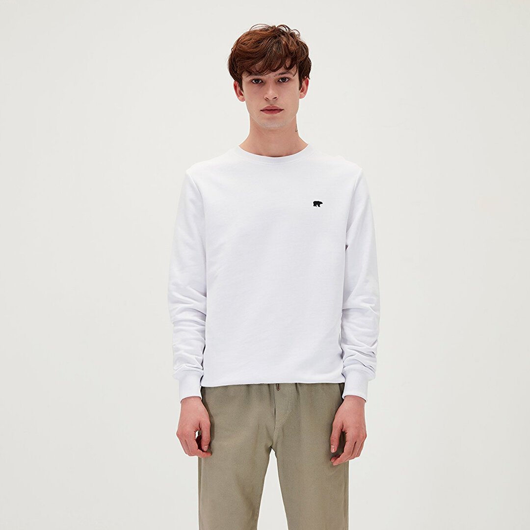 Bad Bear Presage Erkek Beyaz Sweatshirt -1