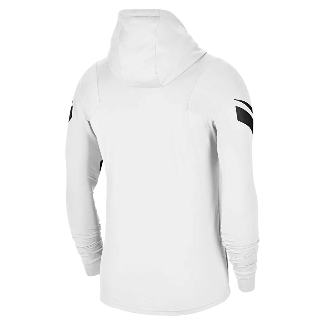 Nike Dri Fit Strike Erkek Beyaz Kapu onlu Ceket