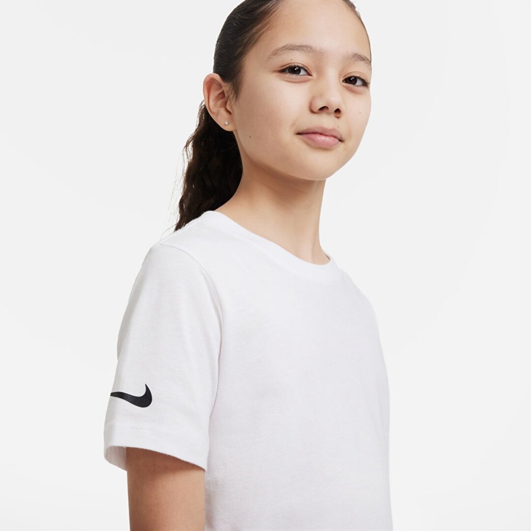 Nike Park 20 Cocuk Beyaz Yuvarlak Yaka Ti ort