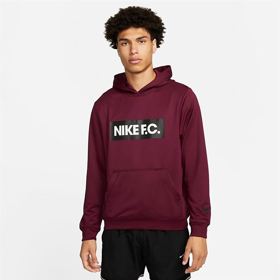 Nike F.C. Erkek Bordo Kapu onlu Hoodie