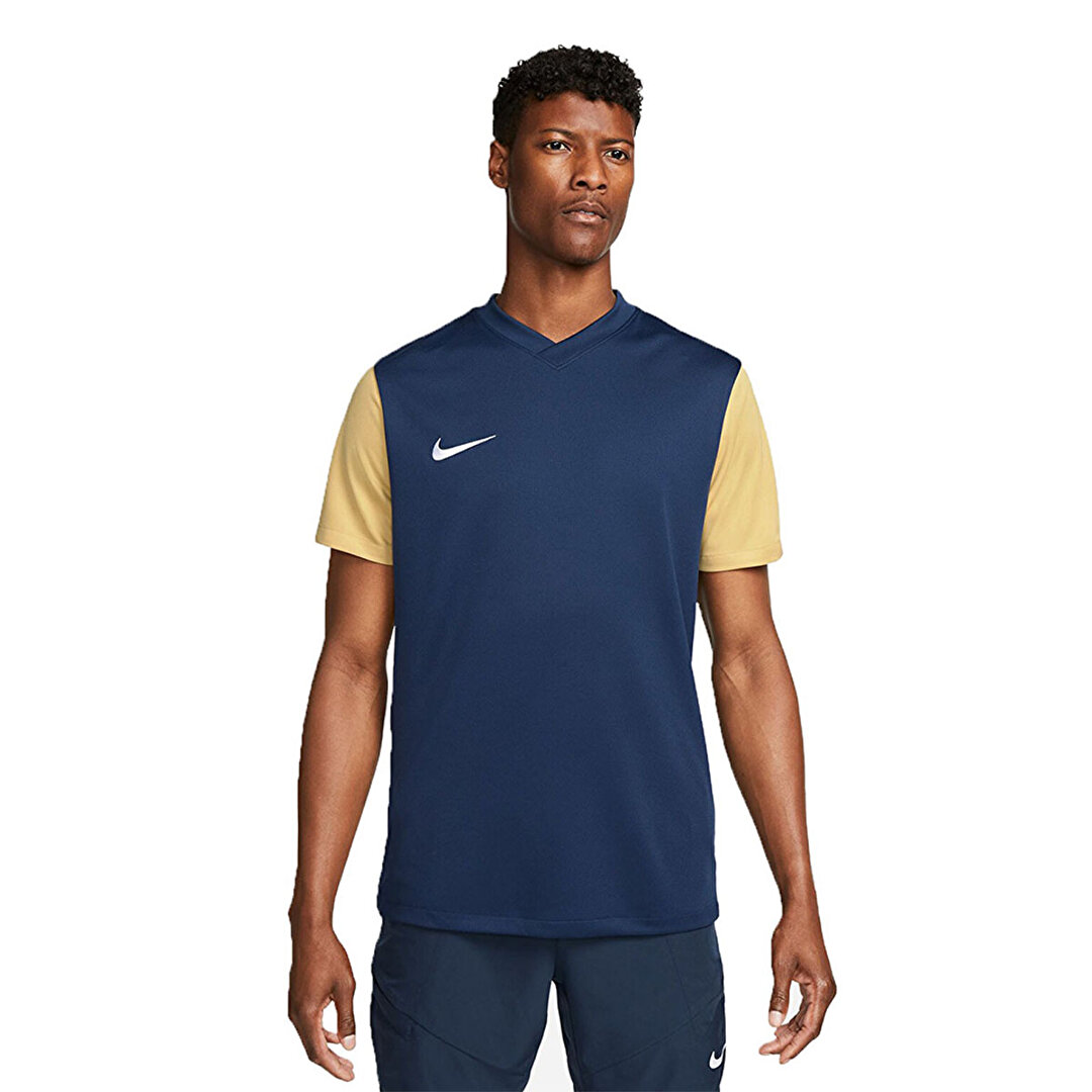 Nike Dri-Fit Tiempo Prem II Erkek Lacivert Yuvarlak Yaka Forma - 1