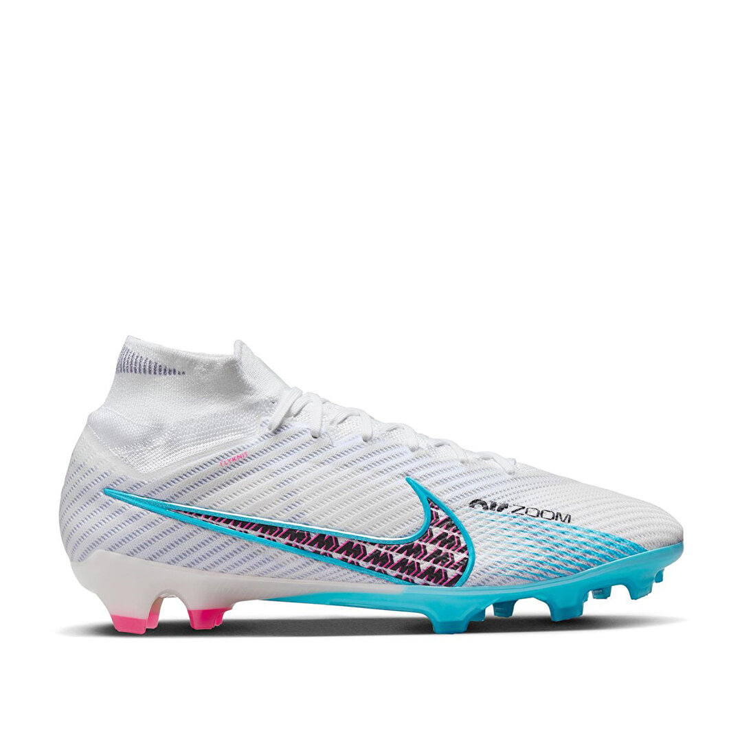 Nike Zoom Mercurial Superfly 9 Elite Fg Erkek Beyaz Krampon
