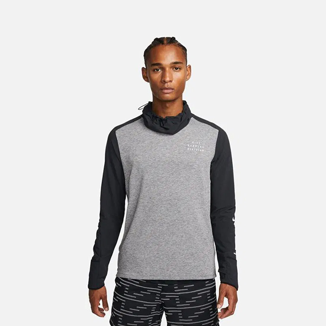 Nike Run Division Sphere Element The Erkek Dik Yaka Uzun Kol Ti ort