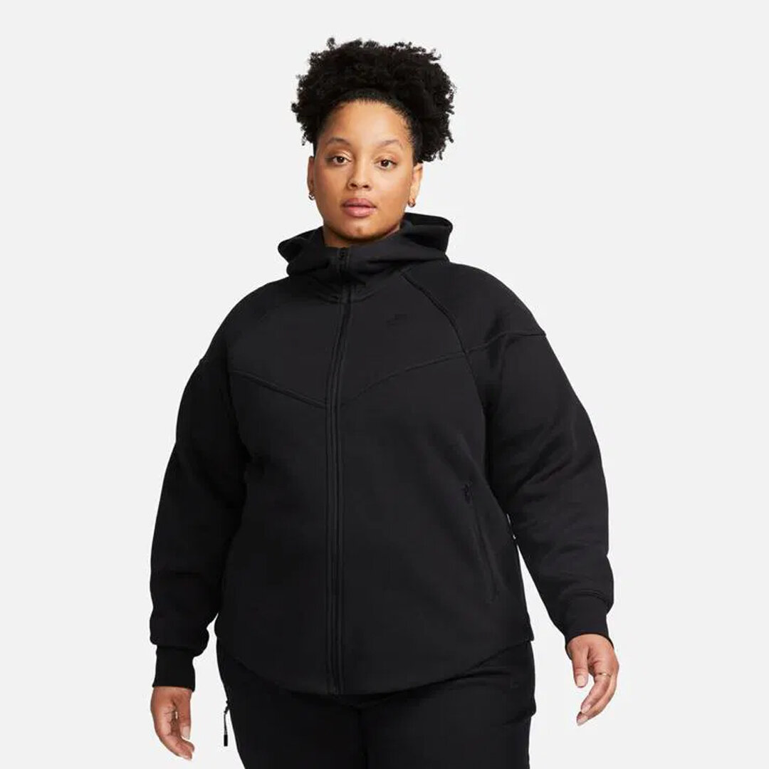 Nike Sportswear Tech Fleece Windrunner Kad n Siyah Kapu onlu Ceket FB8340 010 Sporthink