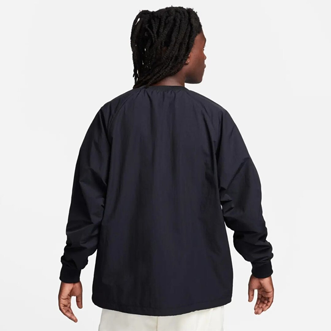 Nike Club Fleece Erkek Siyah Yuvarlak Yaka Sweatshirt FB8494 010 Sporthink