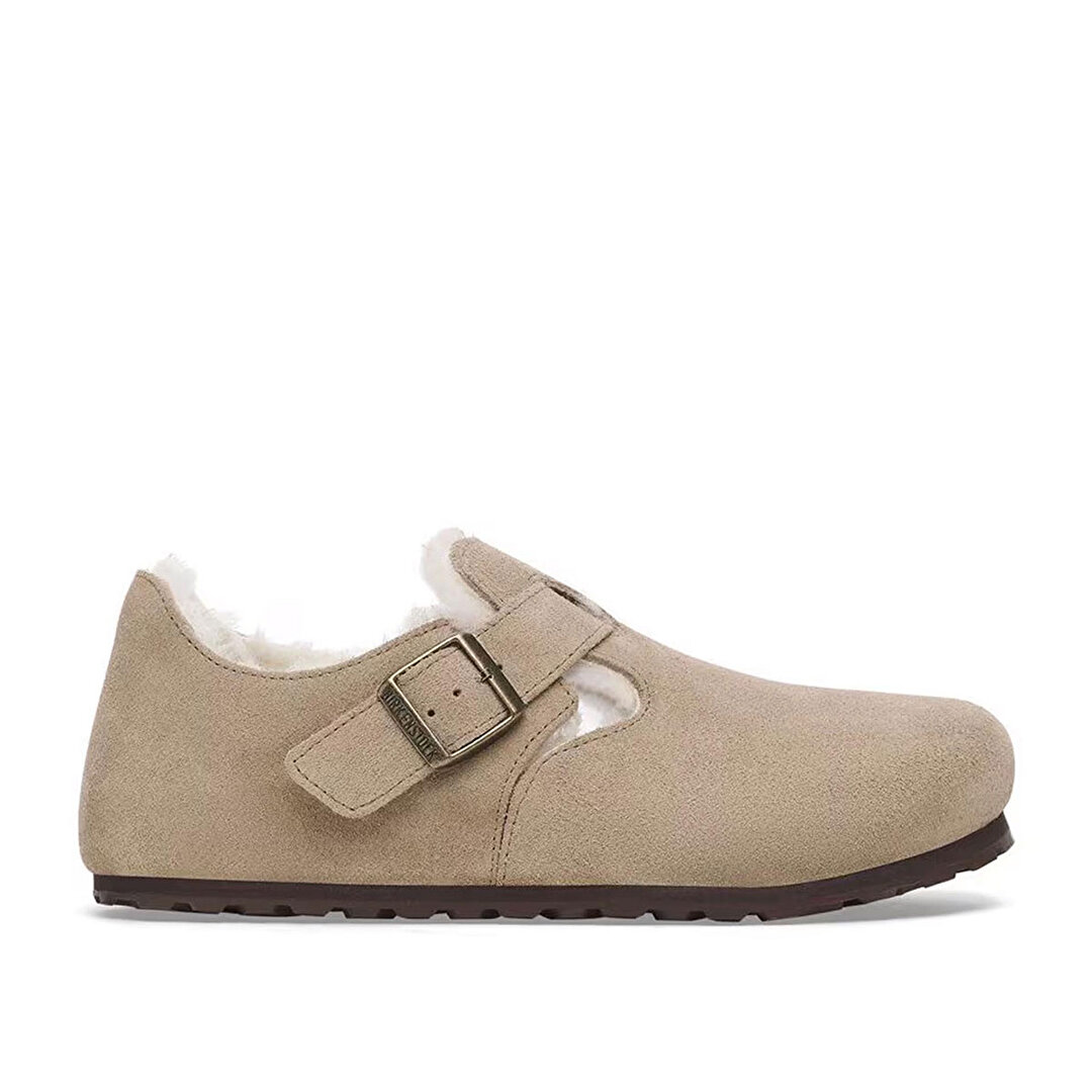 Birkenstock London Vl Shearling Kadın Bej Günlük Ayakkabı -1