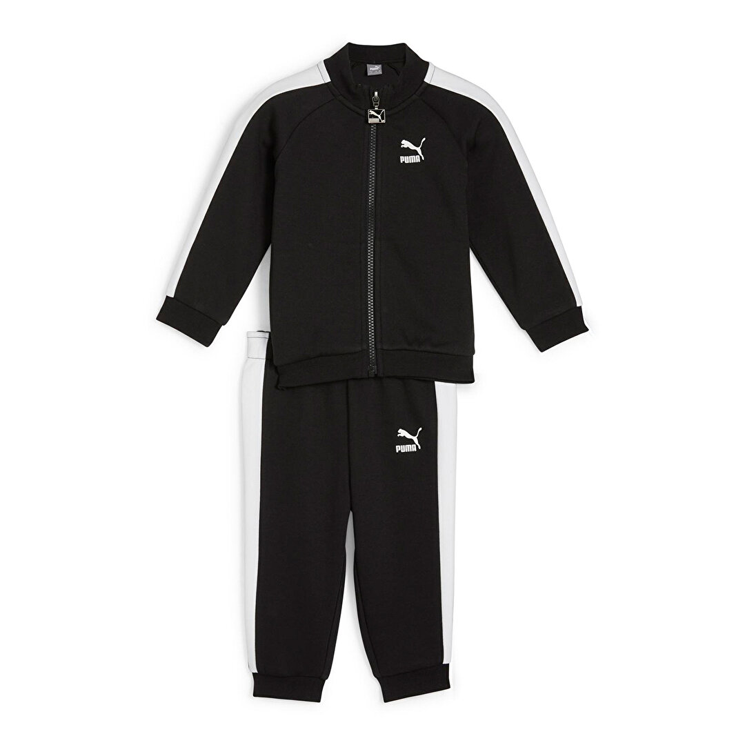 Puma cats T7 Iconic Bebek Siyah Eşofman Takımı -1