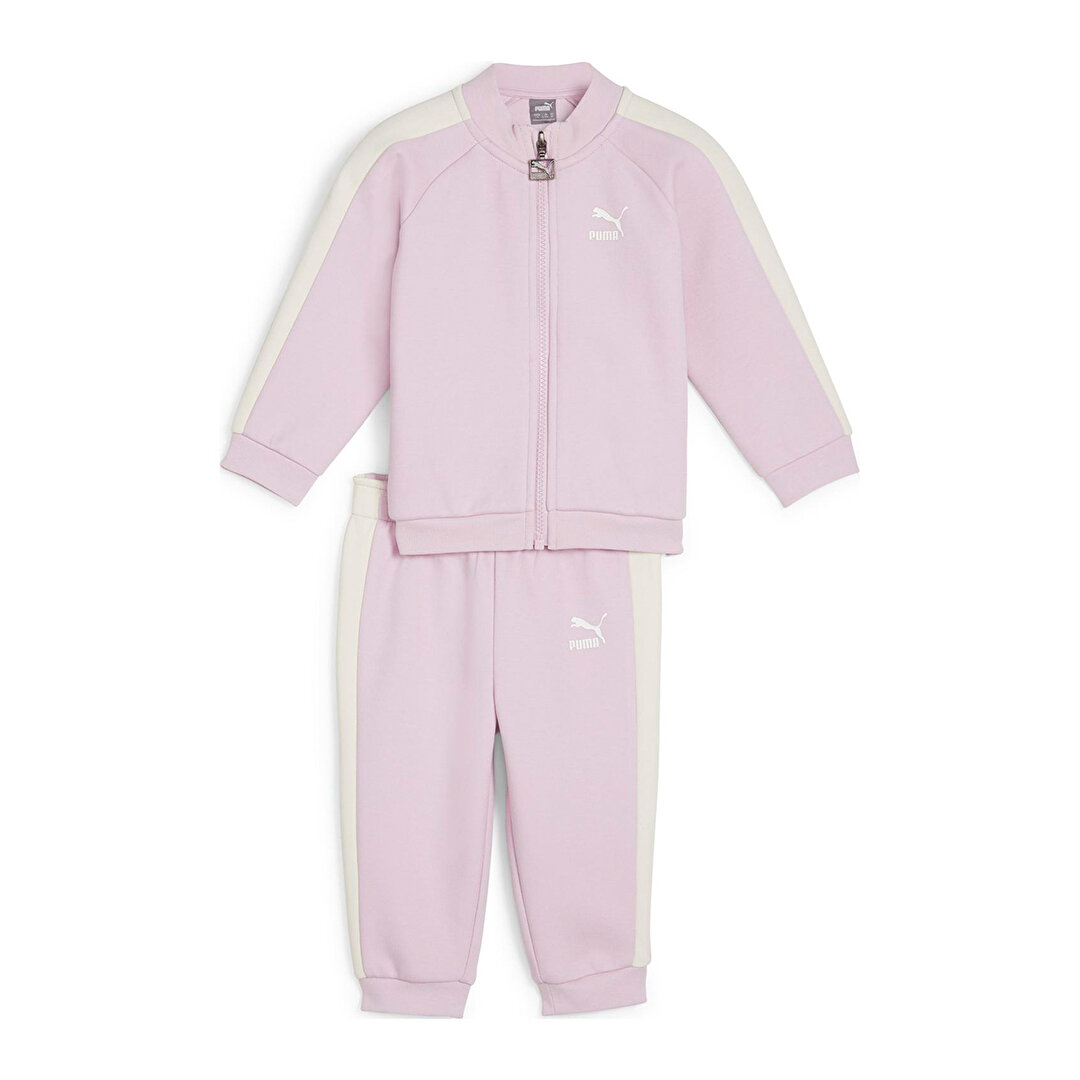 Puma cats T7 Iconic Bebek Pembe Eşofman Takımı -1