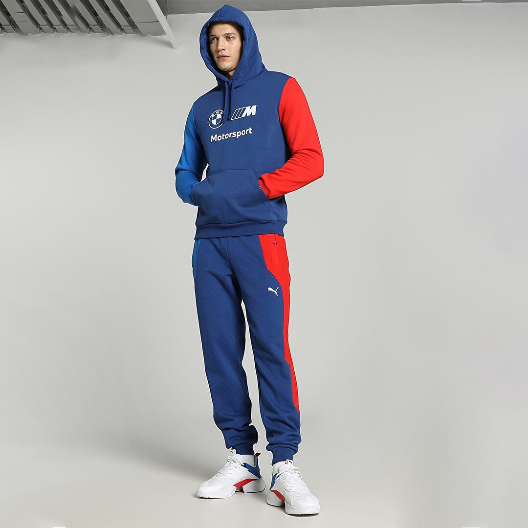 Puma Bmw Motorsport Essential Erkek Kapu onlu Sweatshirt