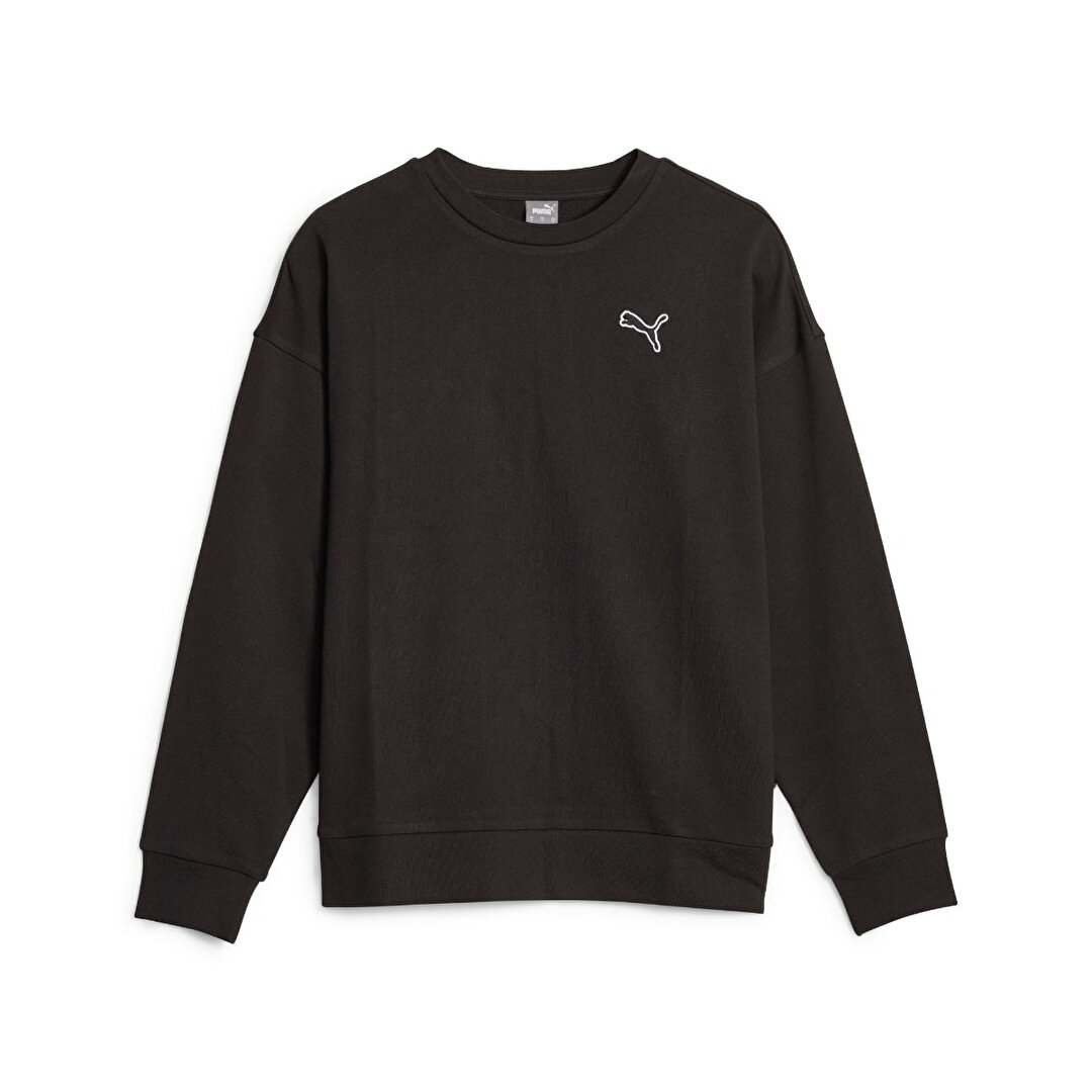 Puma Better Essentials Crew Kad n Siyah Yuvarlak Yaka Sweatshirt