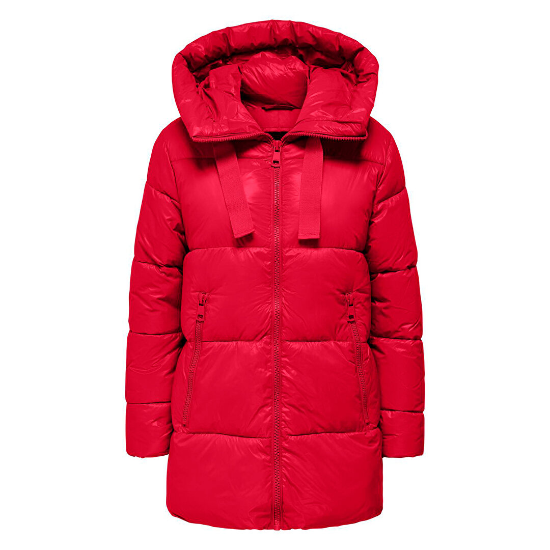 Only New Scarlett Hood Puffer Kadın Siyah Kapüşonlu Mont Only New Scarlett Hood Puffer Kadın Siyah Kapüşonlu Mont