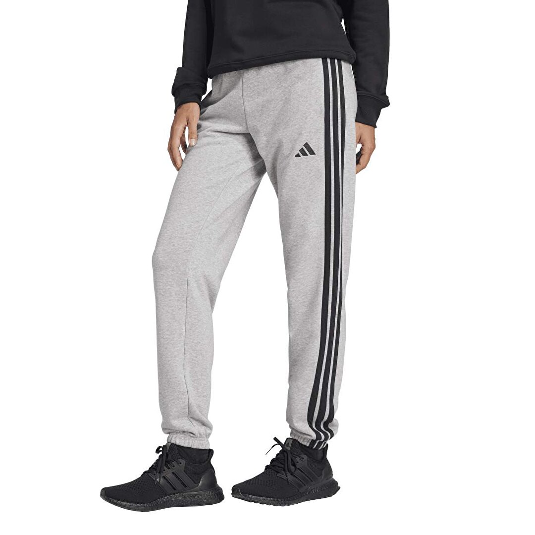 adidas Essentials 3-Stripes Kadın Gri Eşofman Altı -1
