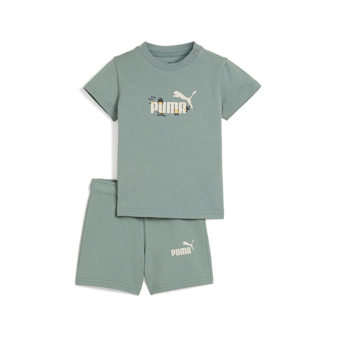 Puma Sandy Adventures Bebek Yeşil Eşofman Takımı -1