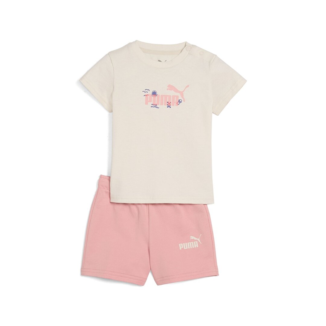 Puma Sandy Adventures Bebek Pembe Eşofman Takımı -1