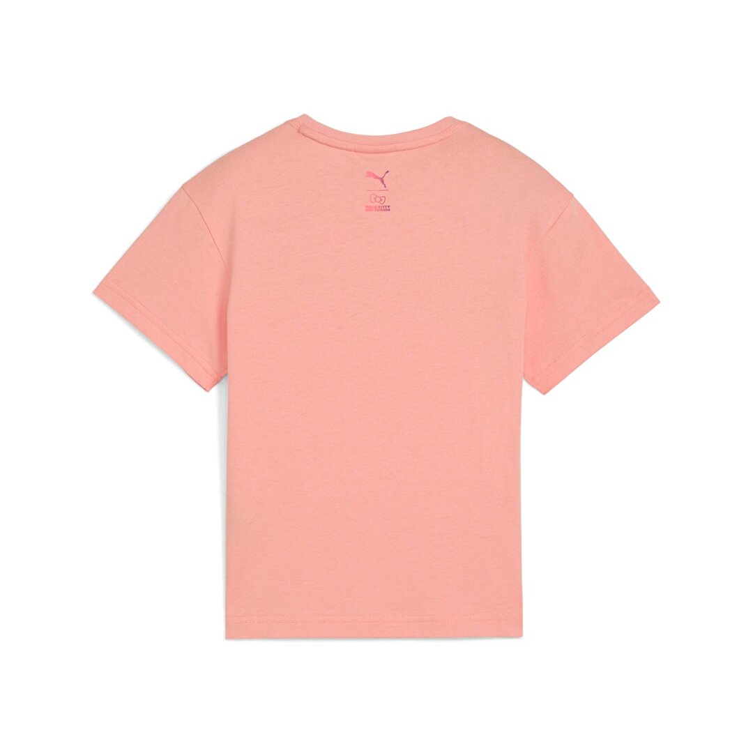 Puma Puma X Hk&Fr Graphic Kız Çocuk Pembe Yuvarlak Yaka
