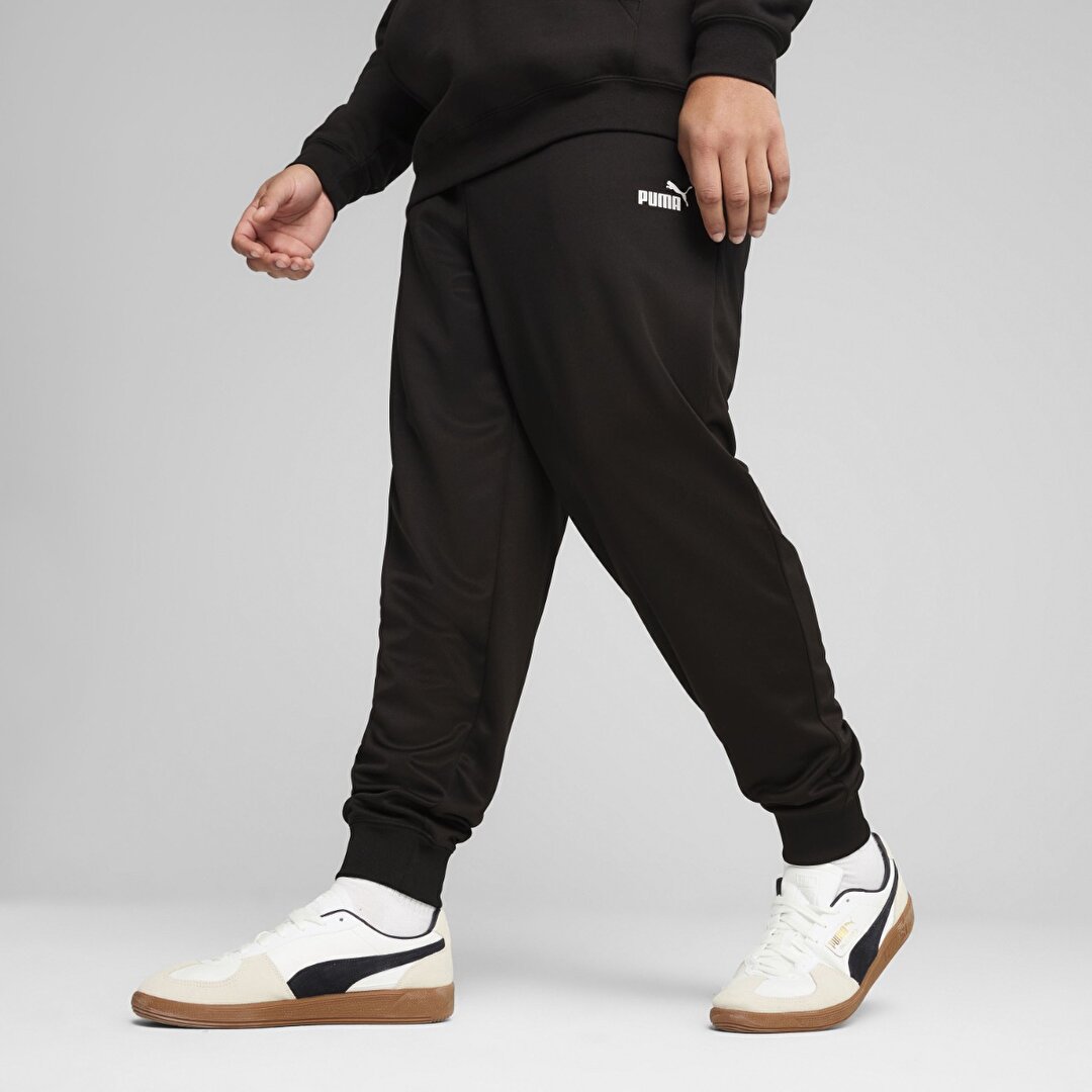 Puma Essentials No 1 Logo Poly Erkek Siyah Eşofman Altı -1