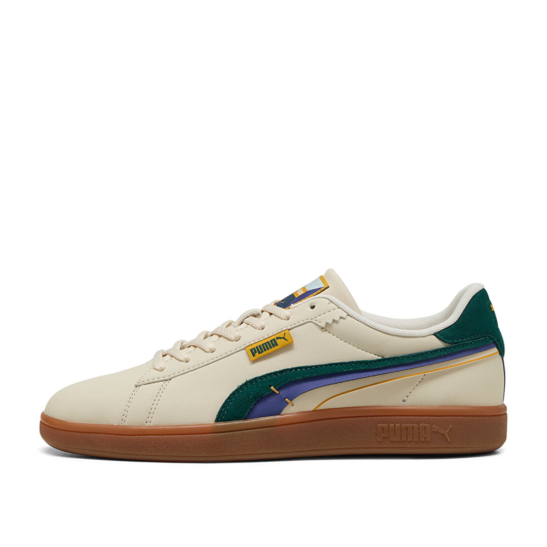 Puma Smash 3.0 Greenside Erkek Bej Sneaker - 1