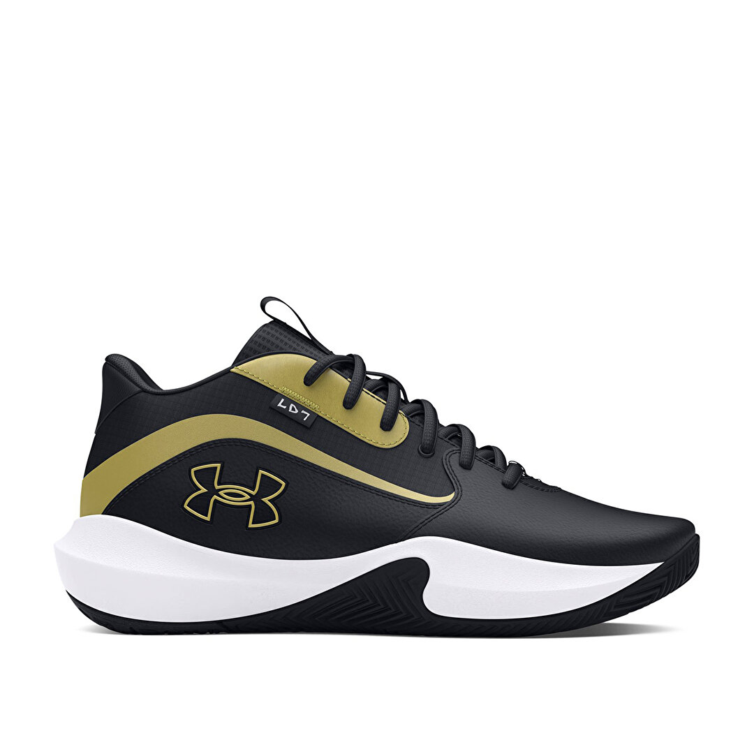 Under Armour Lockdown 7 Erkek Siyah Basketbol Ayakkabısı -1