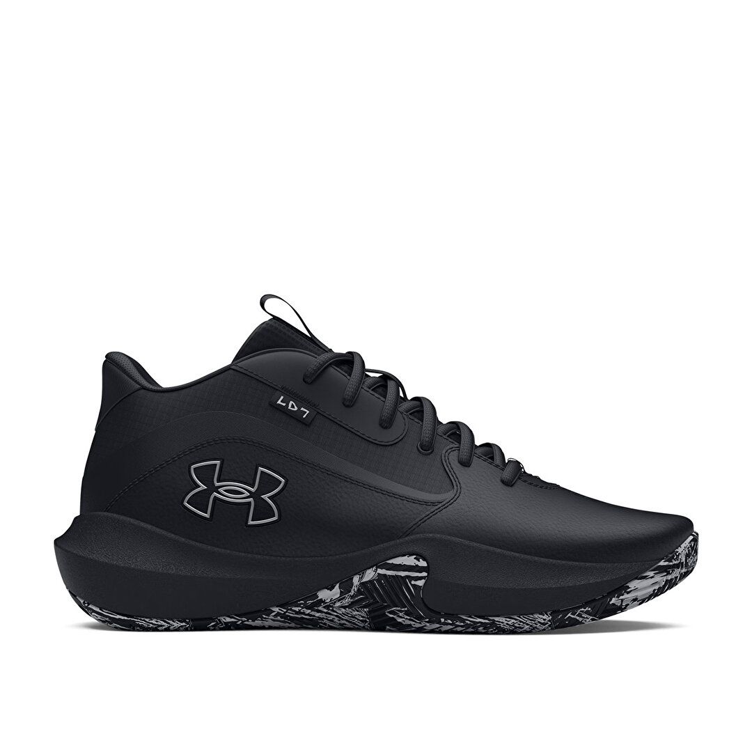 Under Armour Lockdown 7 Erkek Siyah Basketbol Ayakkabısı -1