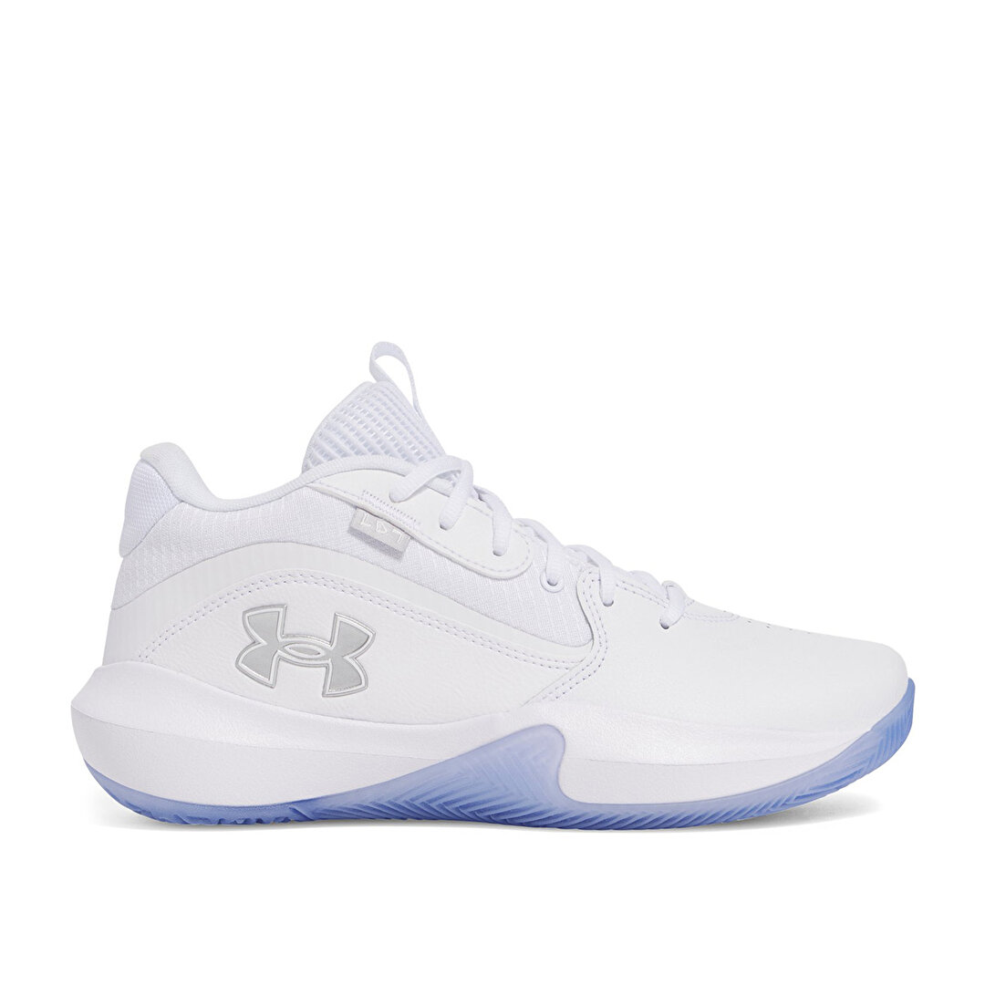 Under Armour Lockdown 7 Erkek Beyaz Basketbol Ayakkabısı -1