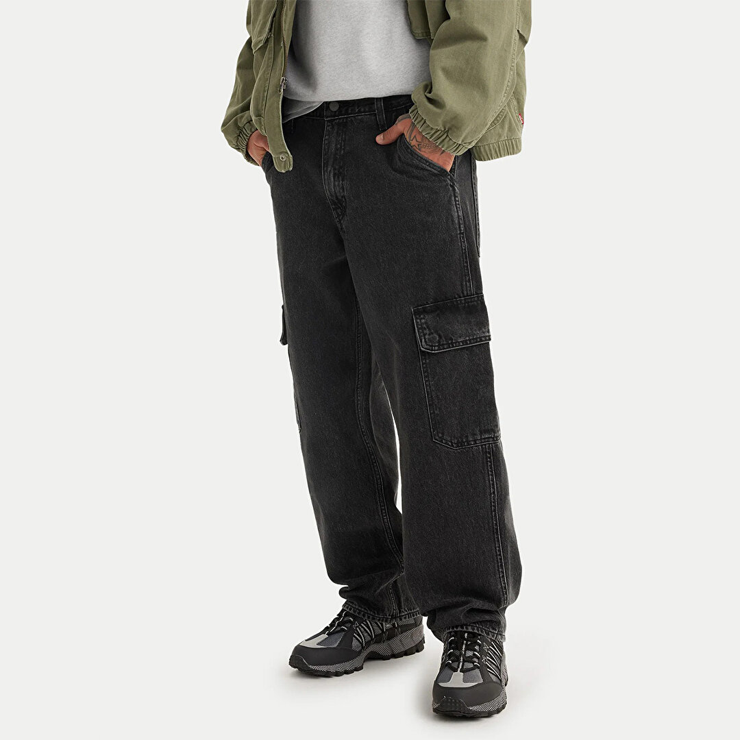 Levi's 568 Loose Straight Cargo Erkek Siyah Jean - 1