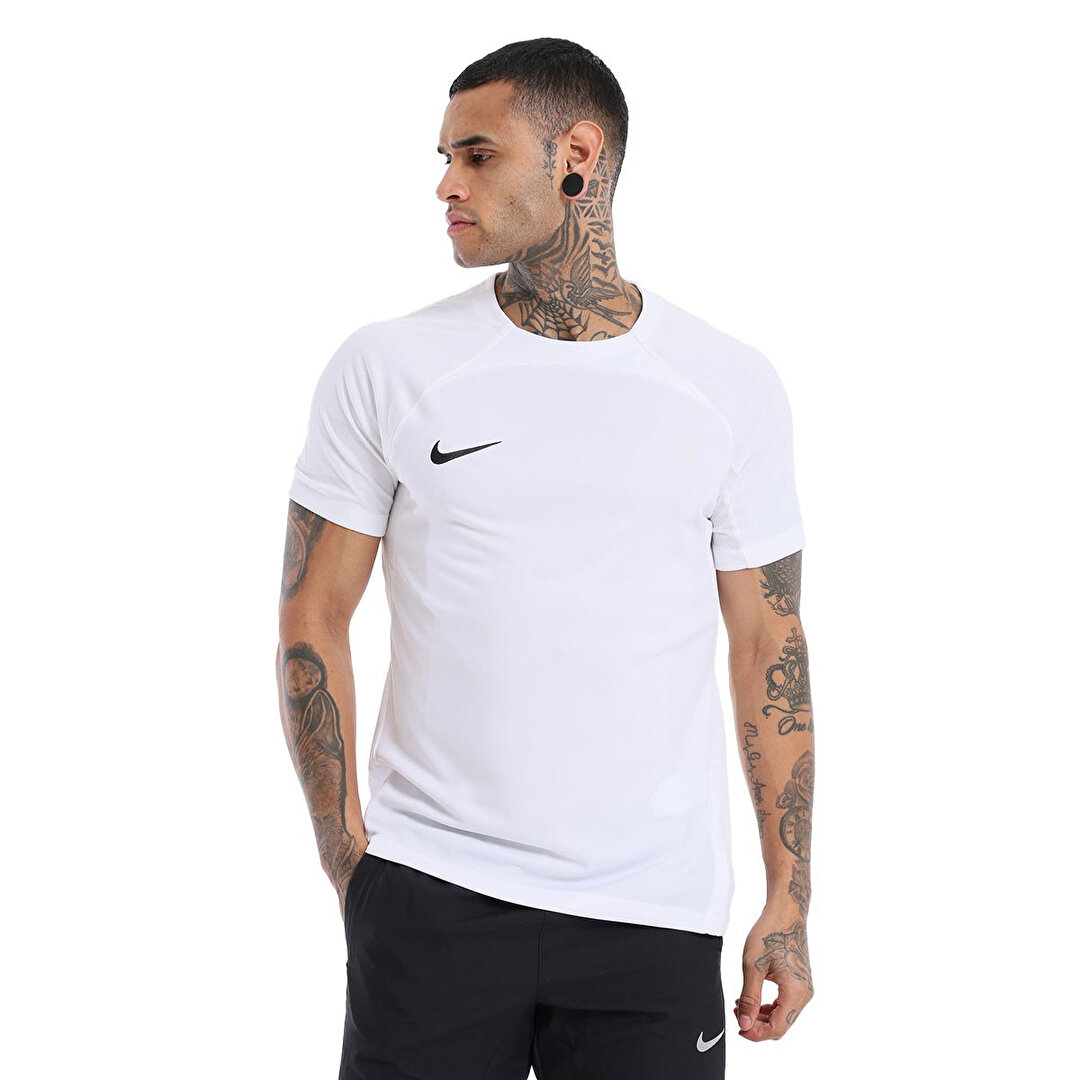 Nike Dri-Fit Strike 3 Erkek Beyaz Yuvarlak Yaka Forma -1