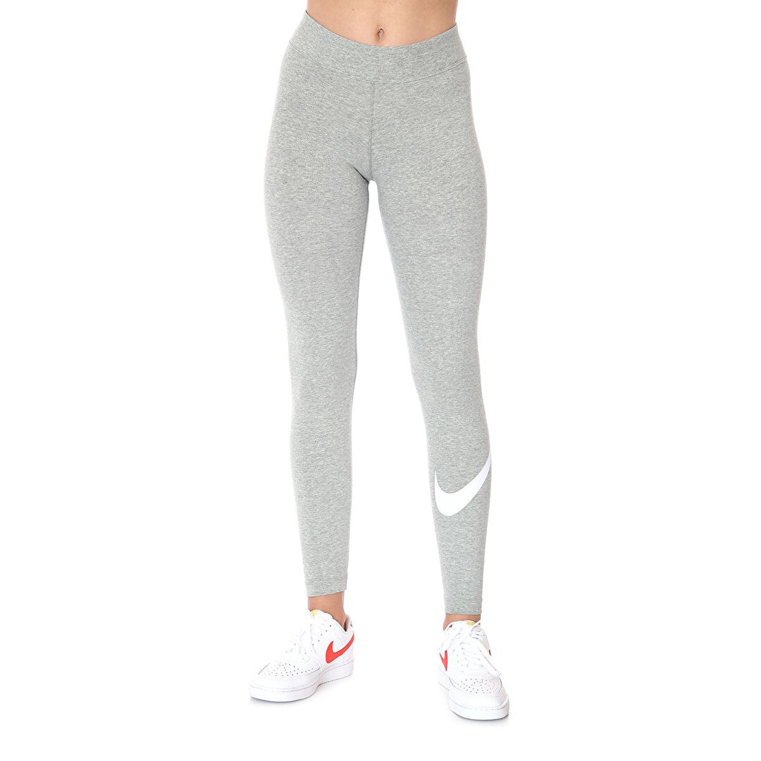 Nike Sportswear Essential 1/1 Kadın Gri Tayt -1