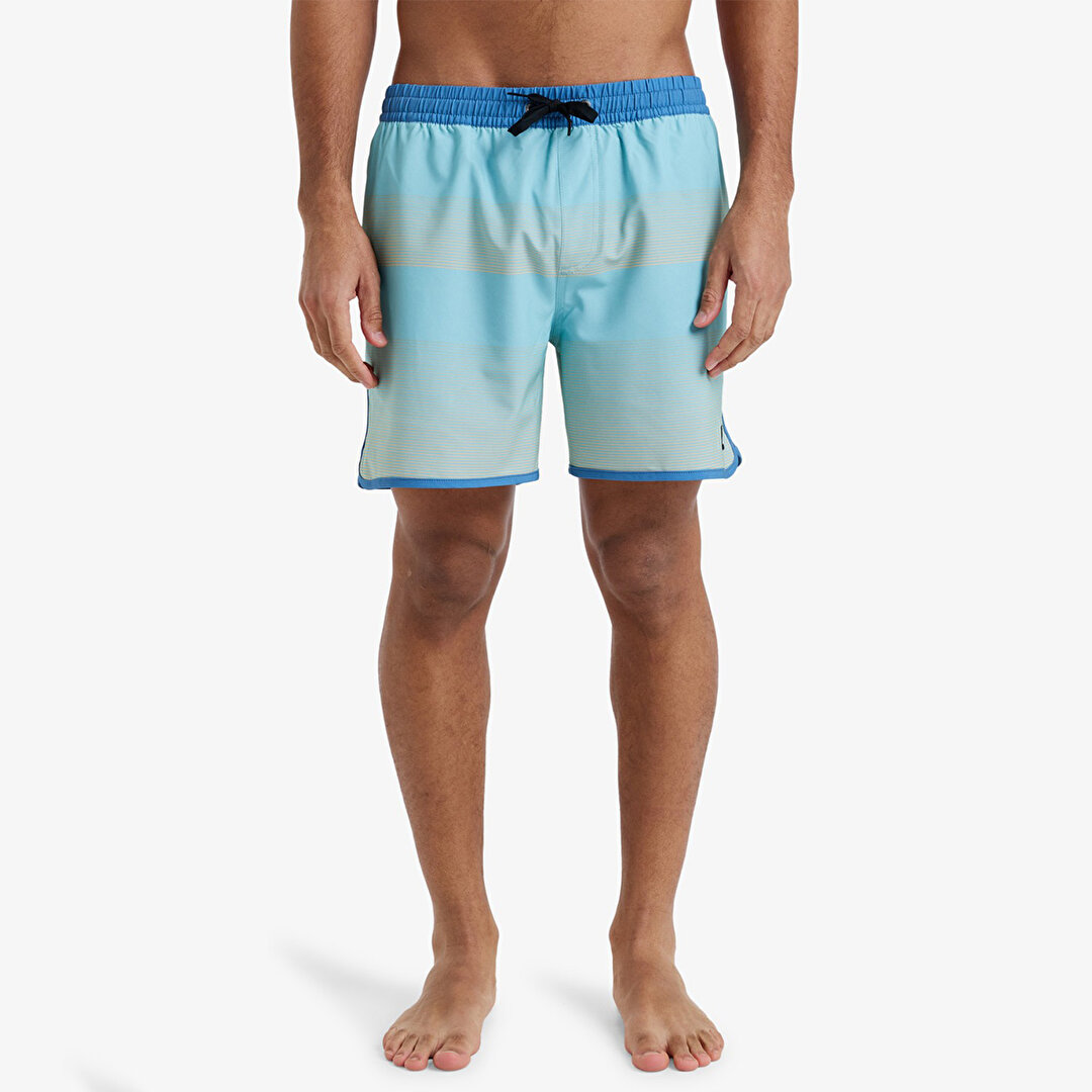 Quiksilver Surfsilk Scallop Volley 16 Erkek Mavi Mayoşort -1